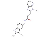 N-[(2,3-dimethyl-1H-indol-5-yl)methyl]-3-(3-methyl-3H-imidazo[4,5-b]pyridin-2-yl)propanamide