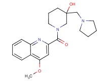1-[(4-methoxyquinolin-2-yl)carbonyl]-3-(pyrrolidin-1-ylmethyl)piperidin-3-ol