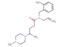 N-allyl-N-(2-methylbenzyl)-4-(4-methylpiperazin-1-yl)pentanamide