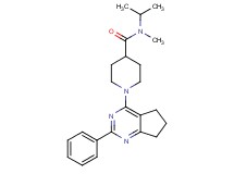 N-isopropyl-N-methyl-1-(2-phenyl-6,7-dihydro-5H-cyclopenta[d]pyrimidin-4-yl)-4-piperidinecarboxamide
