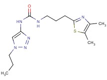 N-[3-(4,5-dimethyl-1,3-thiazol-2-yl)propyl]-N'-(1-propyl-1H-1,2,3-triazol-4-yl)urea