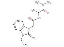 2-{[(3-ethyl-2-imino-2,3-dihydro-1H-benzimidazol-1-yl)acetyl]amino}-N,N-dimethylpropanamide