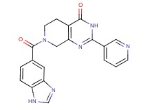 7-(1H-benzimidazol-5-ylcarbonyl)-2-pyridin-3-yl-5,6,7,8-tetrahydropyrido[3,4-d]pyrimidin-4(3H)-one