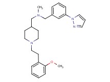 ({1-[2-(2-methoxyphenyl)ethyl]-4-piperidinyl}methyl)methyl[3-(1H-pyrazol-1-yl)benzyl]amine