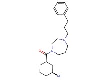 ((1S*,3R*)-3-{[4-(3-phenylpropyl)-1,4-diazepan-1-yl]carbonyl}cyclohexyl)amine