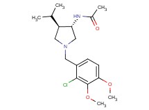 N-[(3S*,4R*)-1-(2-chloro-3,4-dimethoxybenzyl)-4-isopropyl-3-pyrrolidinyl]acetamide