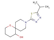 9-(5-isopropyl-1,3,4-thiadiazol-2-yl)-1-oxa-9-azaspiro[5.5]undecan-5-ol