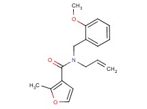 N-allyl-N-(2-methoxybenzyl)-2-methyl-3-furamide