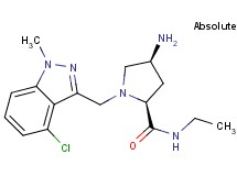 (2S,4S)-4-amino-1-[(4-chloro-1-methyl-1H-indazol-3-yl)methyl]-N-ethylpyrrolidine-2-carboxamide