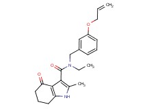 N-[3-(allyloxy)benzyl]-N-ethyl-2-methyl-4-oxo-4,5,6,7-tetrahydro-1H-indole-3-carboxamide
