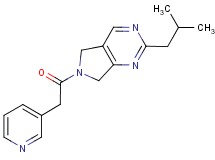 2-isobutyl-6-(pyridin-3-ylacetyl)-6,7-dihydro-5H-pyrrolo[3,4-d]pyrimidine