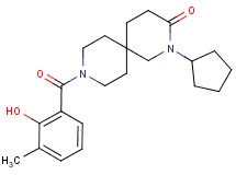 2-cyclopentyl-9-(2-hydroxy-3-methylbenzoyl)-2,9-diazaspiro[5.5]undecan-3-one
