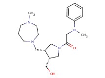 [(3R*,4R*)-4-[(4-methyl-1,4-diazepan-1-yl)methyl]-1-(N-methyl-N-phenylglycyl)pyrrolidin-3-yl]methanol