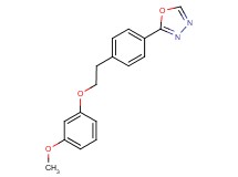 2-{4-[2-(3-methoxyphenoxy)ethyl]phenyl}-1,3,4-oxadiazole