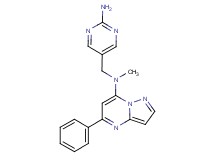 N-[(2-aminopyrimidin-5-yl)methyl]-N-methyl-5-phenylpyrazolo[1,5-a]pyrimidin-7-amine