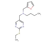 N-{[2-(ethylthio)pyrimidin-5-yl]methyl}-N-(2-furylmethyl)butan-1-amine