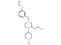 2-[4-(3-ethoxybenzyl)-1-(1-methyl-4-piperidinyl)-2-piperazinyl]ethanol