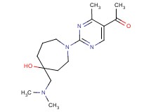 1-(2-{4-[(dimethylamino)methyl]-4-hydroxyazepan-1-yl}-4-methylpyrimidin-5-yl)ethanone