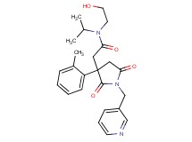N-(2-hydroxyethyl)-N-isopropyl-2-[3-(2-methylphenyl)-2,5-dioxo-1-(3-pyridinylmethyl)-3-pyrrolidinyl]acetamide