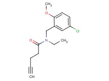 N-(5-chloro-2-methoxybenzyl)-N-ethylpent-4-ynamide