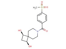 (1R*,3S*)-7-[4-(methylsulfonyl)benzoyl]-7-azaspiro[3.5]nonane-1,3-diol