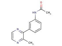 N-[3-(3-methyl-2-pyrazinyl)phenyl]acetamide