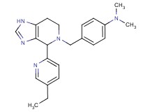 (4-{[4-(5-ethylpyridin-2-yl)-1,4,6,7-tetrahydro-5H-imidazo[4,5-c]pyridin-5-yl]methyl}phenyl)dimethylamine