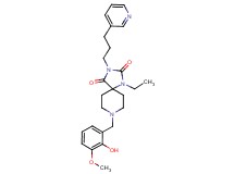 1-ethyl-8-(2-hydroxy-3-methoxybenzyl)-3-[3-(3-pyridinyl)propyl]-1,3,8-triazaspiro[4.5]decane-2,4-dione