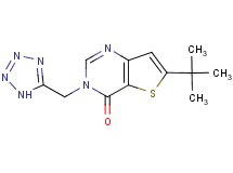 6-tert-butyl-3-(1H-tetrazol-5-ylmethyl)thieno[3,2-d]pyrimidin-4(3H)-one