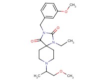 1-ethyl-3-(3-methoxybenzyl)-8-(2-methoxy-1-methylethyl)-1,3,8-triazaspiro[4.5]decane-2,4-dione