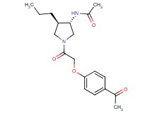 N-{(3S*,4R*)-1-[(4-acetylphenoxy)acetyl]-4-propyl-3-pyrrolidinyl}acetamide