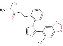 N,N-dimethyl-3-{2-[2-(6-methyl-1,3-benzodioxol-5-yl)-1H-imidazol-1-yl]phenyl}propanamide