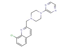8-chloro-2-[(4-pyrazin-2-ylpiperazin-1-yl)methyl]quinoline