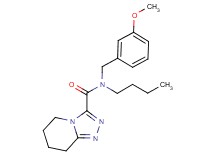 N-butyl-N-(3-methoxybenzyl)-5,6,7,8-tetrahydro[1,2,4]triazolo[4,3-a]pyridine-3-carboxamide