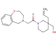[3-allyl-1-(2,3-dihydro-1,4-benzoxazepin-4(5H)-ylacetyl)-3-piperidinyl]methanol