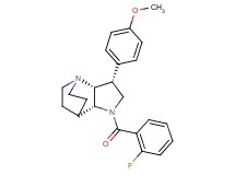 (3R*,3aR*,7aR*)-1-(2-fluorobenzoyl)-3-(4-methoxyphenyl)octahydro-4,7-ethanopyrrolo[3,2-b]pyridine