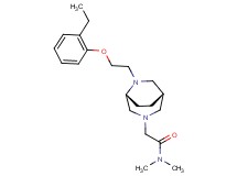 2-{(1S*,5R*)-6-[2-(2-ethylphenoxy)ethyl]-3,6-diazabicyclo[3.2.2]non-3-yl}-N,N-dimethylacetamide