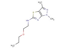 1,3-dimethyl-N-(2-propoxyethyl)-1H-pyrazolo[3,4-d][1,3]thiazol-5-amine