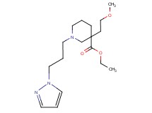 ethyl 3-(2-methoxyethyl)-1-[3-(1H-pyrazol-1-yl)propyl]-3-piperidinecarboxylate