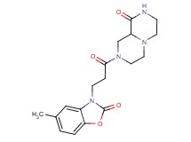 8-[3-(5-methyl-2-oxo-1,3-benzoxazol-3(2H)-yl)propanoyl]hexahydro-2H-pyrazino[1,2-a]pyrazin-1(6H)-one