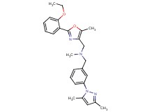 1-[3-(3,5-dimethyl-1H-pyrazol-1-yl)phenyl]-N-{[2-(2-ethoxyphenyl)-5-methyl-1,3-oxazol-4-yl]methyl}-N-methylmethanamine