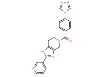 2-pyridin-3-yl-5-[4-(4H-1,2,4-triazol-4-yl)benzoyl]-4,5,6,7-tetrahydro-1H-imidazo[4,5-c]pyridine