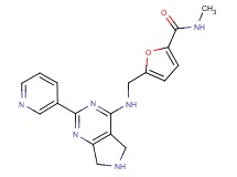 N-methyl-5-({[2-(3-pyridinyl)-6,7-dihydro-5H-pyrrolo[3,4-d]pyrimidin-4-yl]amino}methyl)-2-furamide