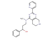 3-[methyl(2-pyridin-2-yl-5,6,7,8-tetrahydropyrido[3,4-d]pyrimidin-4-yl)amino]-1-phenylpropan-1-ol