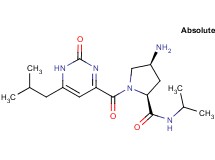 (2S,4S)-4-amino-1-[(6-isobutyl-2-oxo-1,2-dihydropyrimidin-4-yl)carbonyl]-N-isopropylpyrrolidine-2-carboxamide