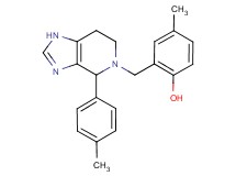 4-methyl-2-{[4-(4-methylphenyl)-1,4,6,7-tetrahydro-5H-imidazo[4,5-c]pyridin-5-yl]methyl}phenol