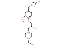 1-{4-[3-(4-ethylpiperazin-1-yl)-2-hydroxypropoxy]-3-methoxybenzyl}azetidin-3-ol