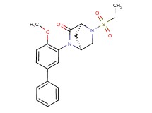 (1S*,4S*)-5-(ethylsulfonyl)-2-(4-methoxy-3-biphenylyl)-2,5-diazabicyclo[2.2.1]heptan-3-one