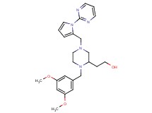 2-(1-(3,5-dimethoxybenzyl)-4-{[1-(2-pyrimidinyl)-1H-pyrrol-2-yl]methyl}-2-piperazinyl)ethanol