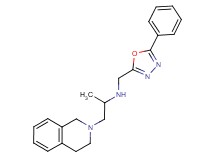 1-(3,4-dihydroisoquinolin-2(1H)-yl)-N-[(5-phenyl-1,3,4-oxadiazol-2-yl)methyl]propan-2-amine